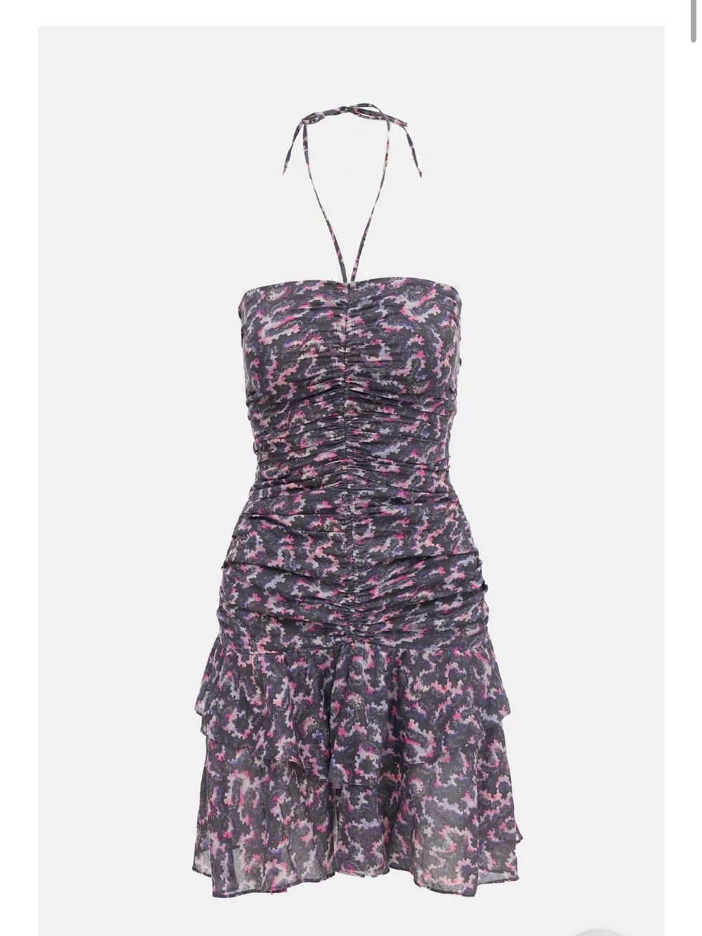Printed Ilanka halter dress